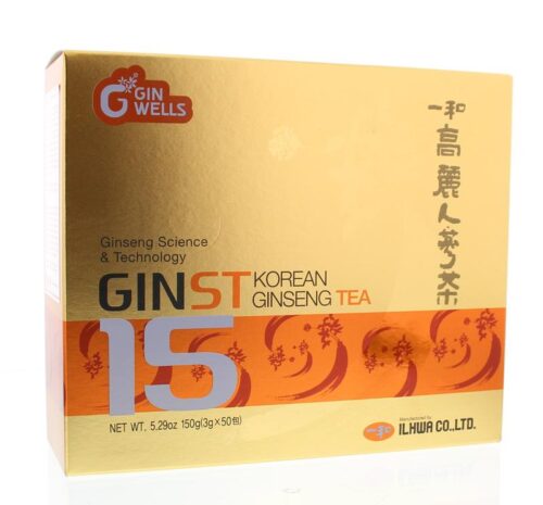 Ginst15 Korean ginseng tea 30 stuk Ilhwa