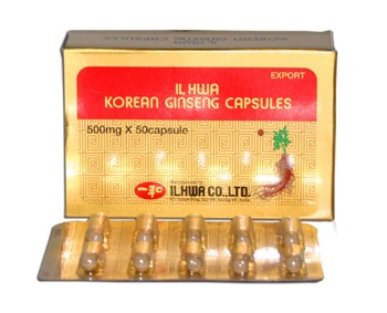 Korean ginseng capsule 100 capsules Ilhwa