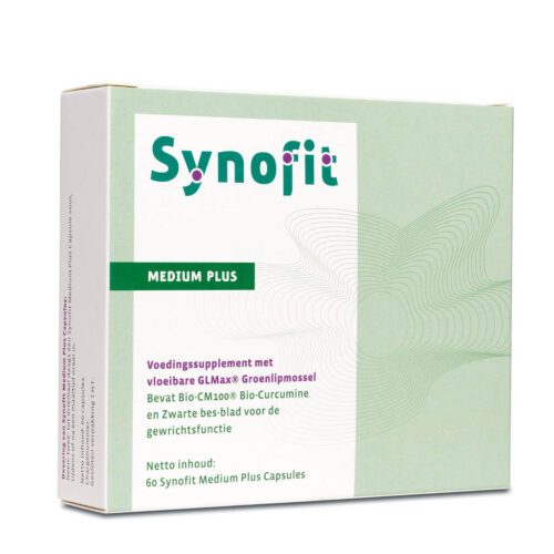 Medium plus groenlipmossel & curcumine 60 capsules Synofit