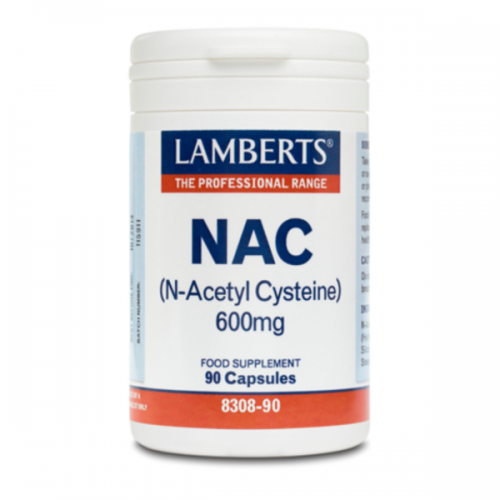 NAC N-Acetyl Cysteine 600mg 60 capsules Lamberts
