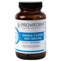 Omega 3 super EPA 1200 mg 120 softgels Proviform