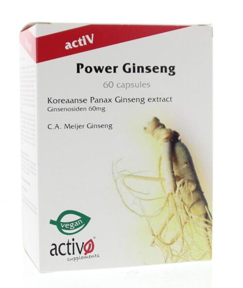 Power ginseng 60 capsules Activo