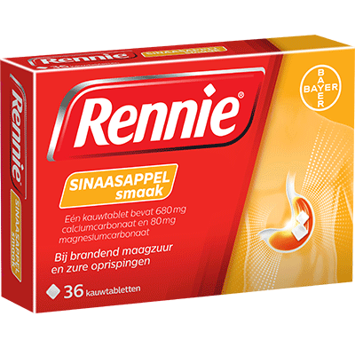 Rennie Sinasappel 36 kauwtabletten