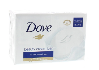Beauty cream bar regular 4 x 100 gram 4x100 gram Dove