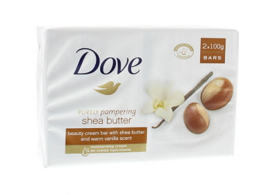 Beauty cream bar sheabutter 2 x 100 gram 2x100 gram Dove