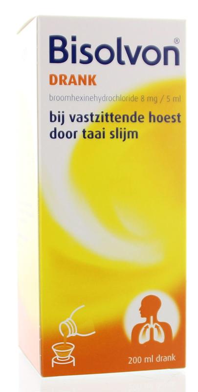 Bisolvon elixer 8 mg/5 ml 200 ml