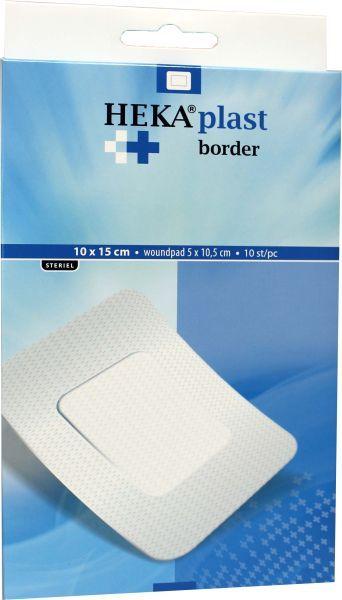 Border 10 cm x 15cm steriel 10 stuks Heka klein