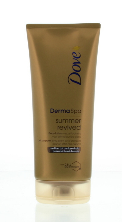 Derma spa body lotion summer revived dark skin 200 ml Dove