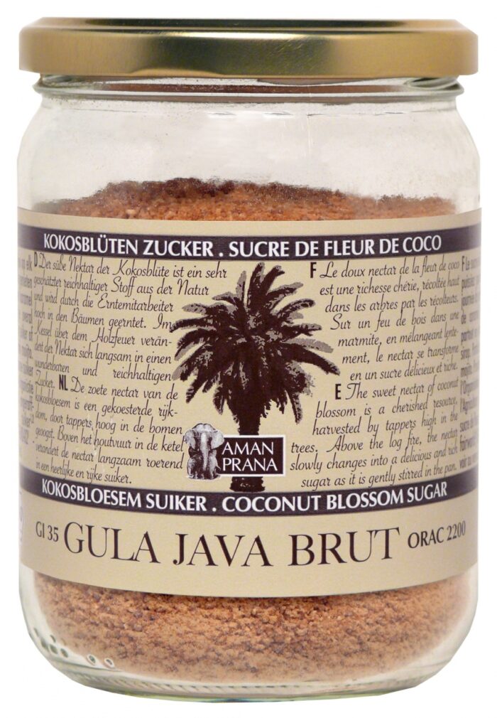 Gula java brut kokosbloesem suiker 310 gram Amanprana