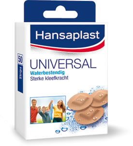 Hansaplast Uni Ass.strips 40 stuks water-resistant