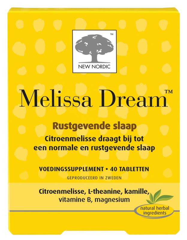 Melissa dream 40 tabletten New Nordic
