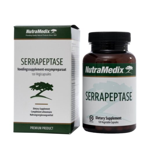 Serrapeptase 500 mg 120 vegi capsules Nutramedix