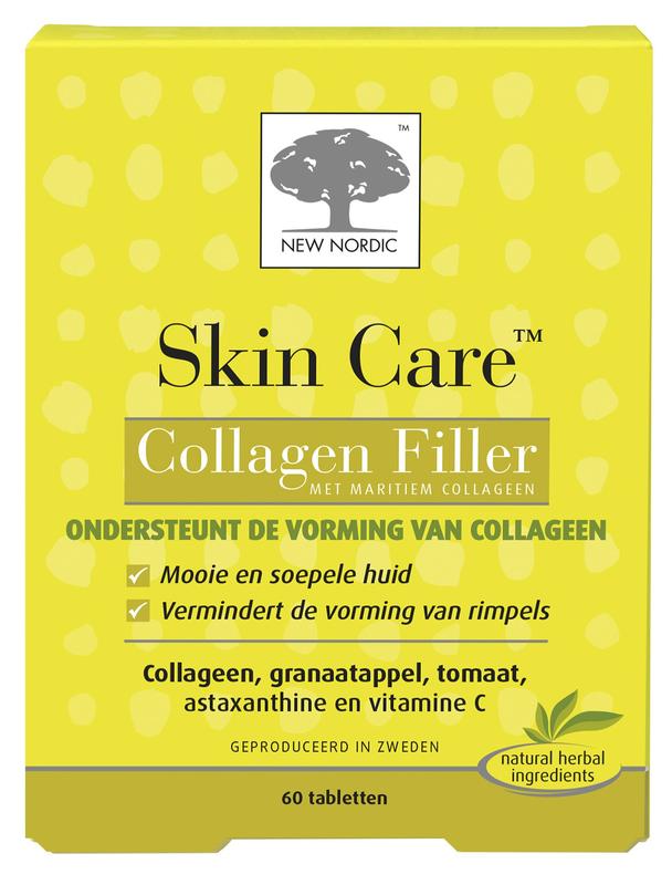 Skin care collagen filler 60 tabletten New Nordic