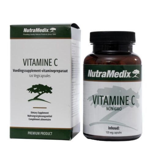 Vitamin C non GMO 120 vegi capsules Nutramedix