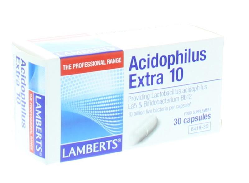 Acidophilus Extra 10 30 vegi-caps Lamberts