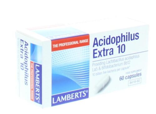 Acidophilus Extra 10 60 vegi-caps Lamberts