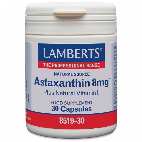 Astaxanthine 8mg 30capsules Lamberts