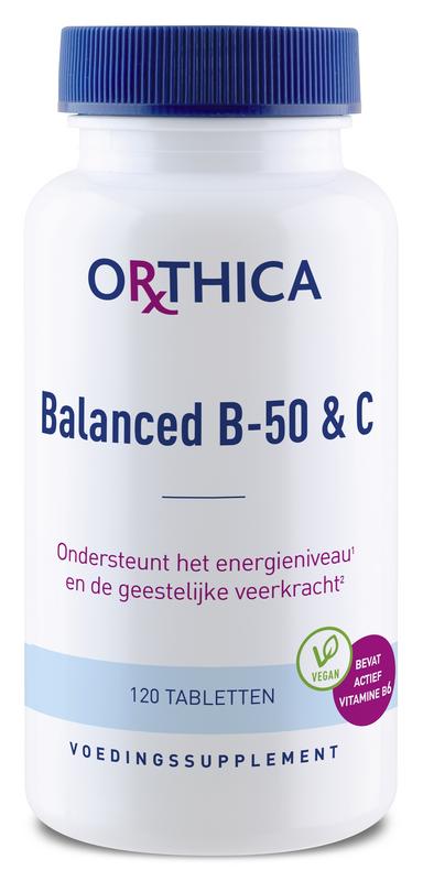 Balanced B50 & C 120 tabletten Orthica