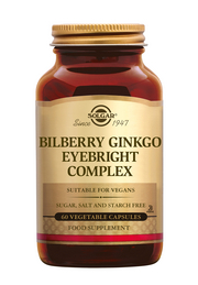 Bilberry Ginkgo Eyebright Complex 60 stuks Solgar