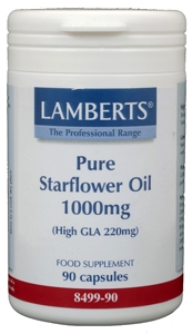 Borageolie 1000 mg (High GLA 220 mg starflower) 90 vegi-caps Lamberts