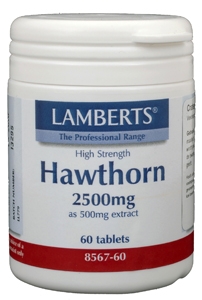 Crataegus 2500 mg (hawthorn) 60 tabletten Lamberts