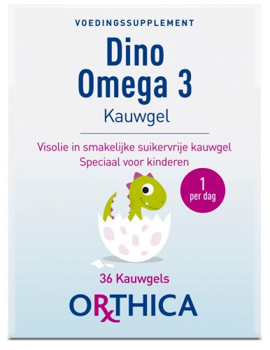 Dino omega 3 kauwgels 36 stuks Orthica
