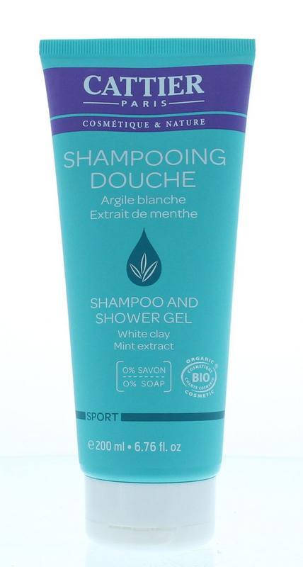 Douche & shampoo sport 200 ml Cattier