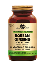 Ginseng Korean Root Extract 60 stuks Solgar