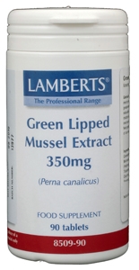 Groenlipmossel extract 350 mg 90 tabletten Lamberts
