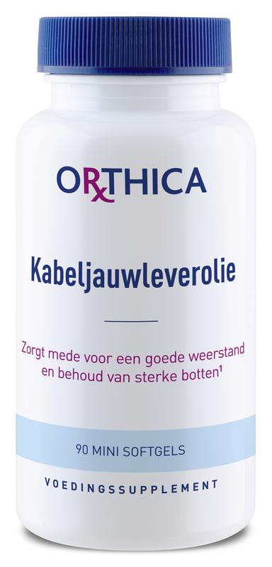 Kabeljauwleverolie 90 capsules Orthica
