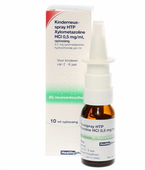 Kinder neusspray 0,5 xylometazoline 10 ml Healthypharm