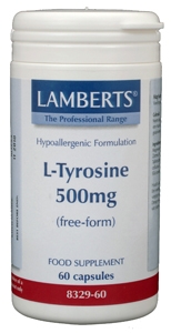 L-Tyrosine 500 mg 60 capsulles Lamberts