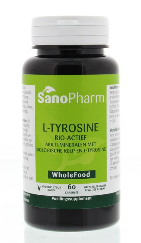 L-Tyrosine plus wholefood 60 capsules Sanopharm