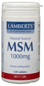 MSM 1000 mg 120 tabletten Lamberts