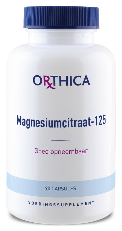 Magnesium citraat 125 90 capsules Orthica