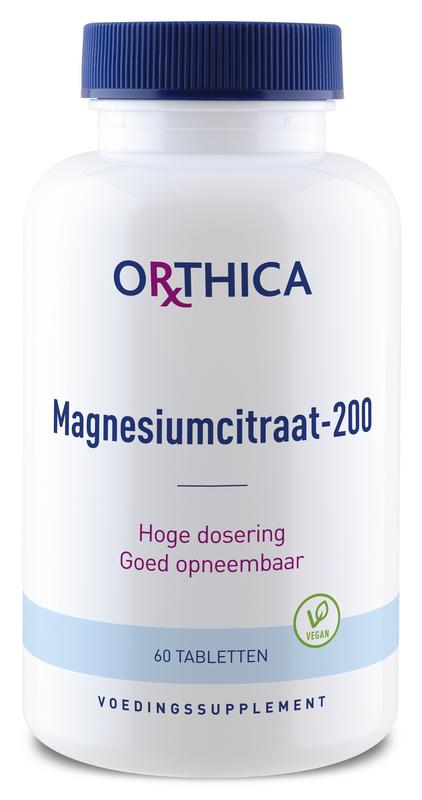 Magnesiumcitraat 200 60 tabletten Orthica