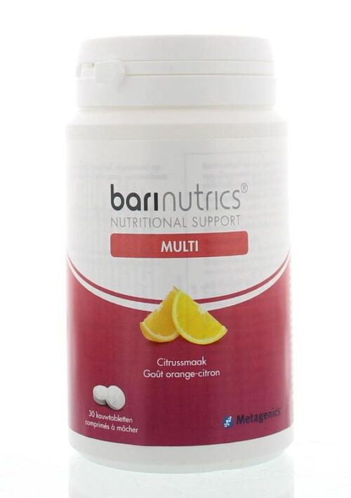 Multi citrus 30 kauwtabletten Barinutrics