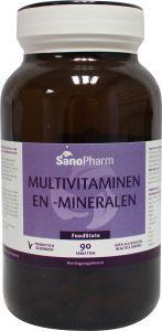 Multivitaminen/mineralen foodstate 90 tabletten Sanopharm
