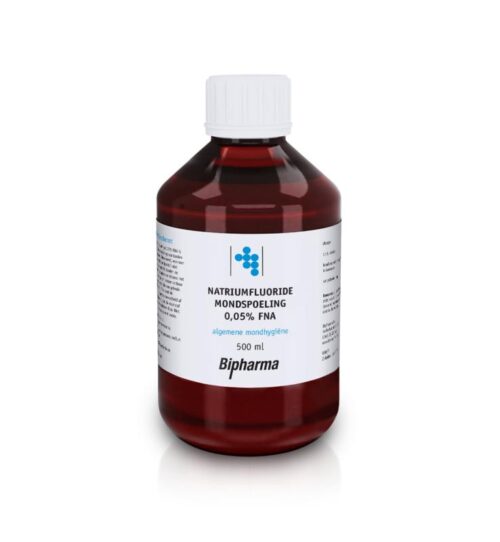 Natriumfluoride mondspoeling 0,05% FNA 500 ml Bipharma