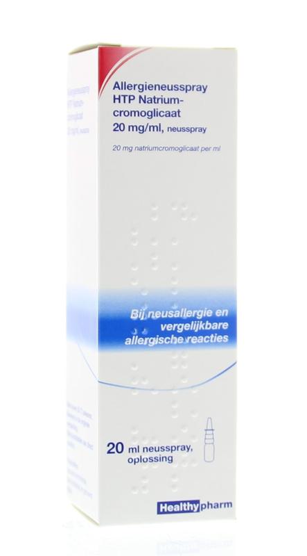 Neusspray natriumcromoglicaat 20 mg 20 ml Healthypharm