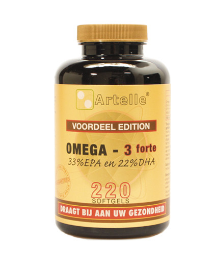Omega 3 forte 1000 mg 220 capsules Artelle