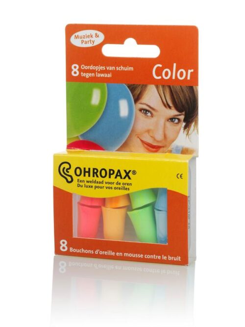 Oordopjes geluiddempend color 8 stuks Ohropax