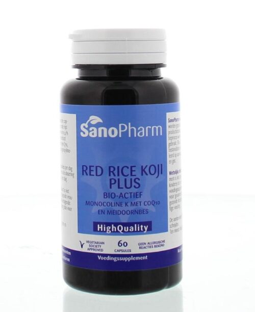 Red rice koji plus high quality 60 capsules Sanopharm