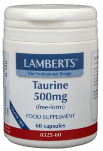 Taurine 500 mg 60 vegi-caps Lamberts