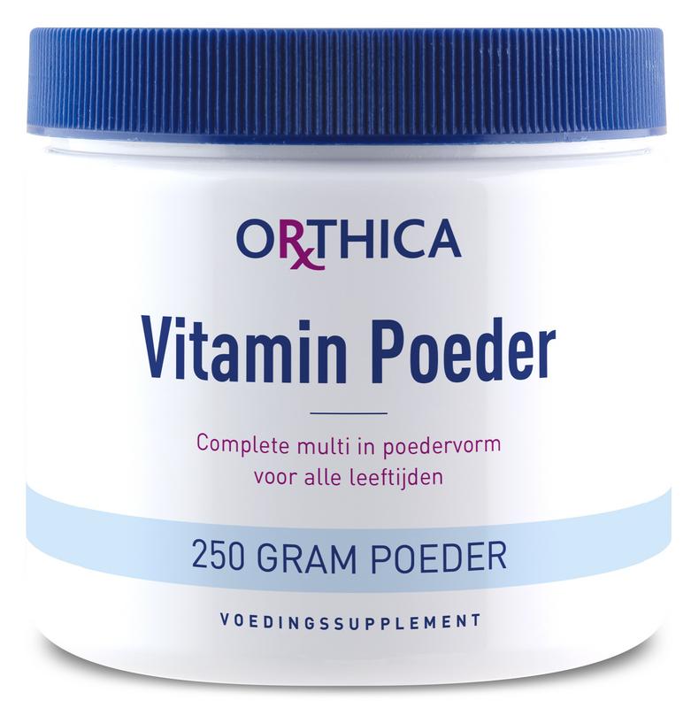 Vitamin poeder 250 gram Orthica