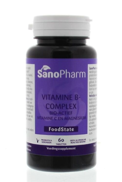 Vitamine B complex & C & magnesium 60 tabletten Sanopharm