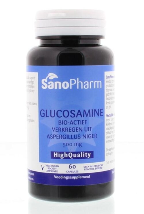 Vitamine D-glucosamine HCI 500 mg 60 capsules Sanopharm