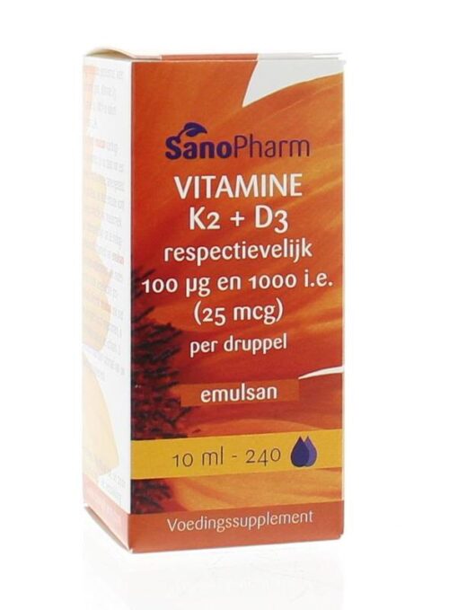 Vitamine K2 D3 emulsan 10 ml Sanopharm