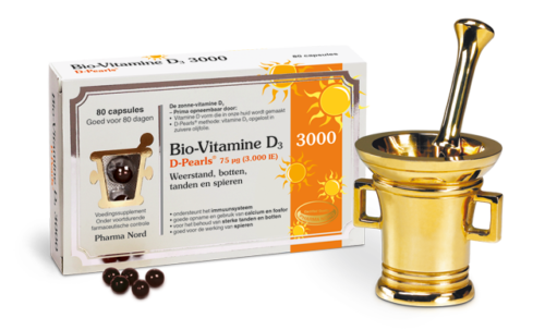 Bio-Vitamine D3 3000IE D pearls 80 capsules Pharma Nord