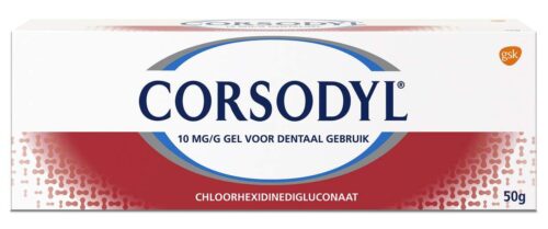 Corsodyl tandgel 1% UAD 50 gram
